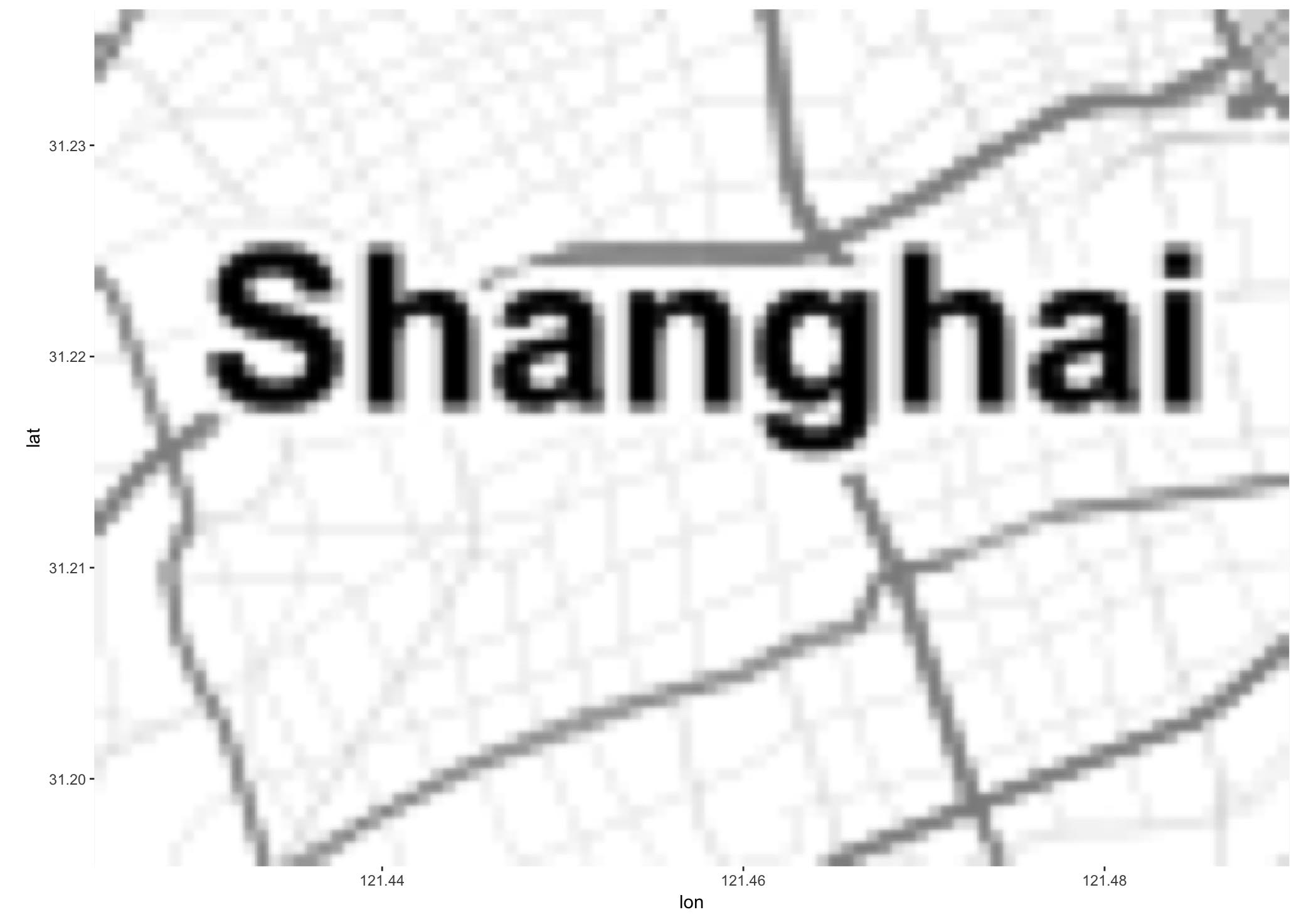 Map of Shanghai Center