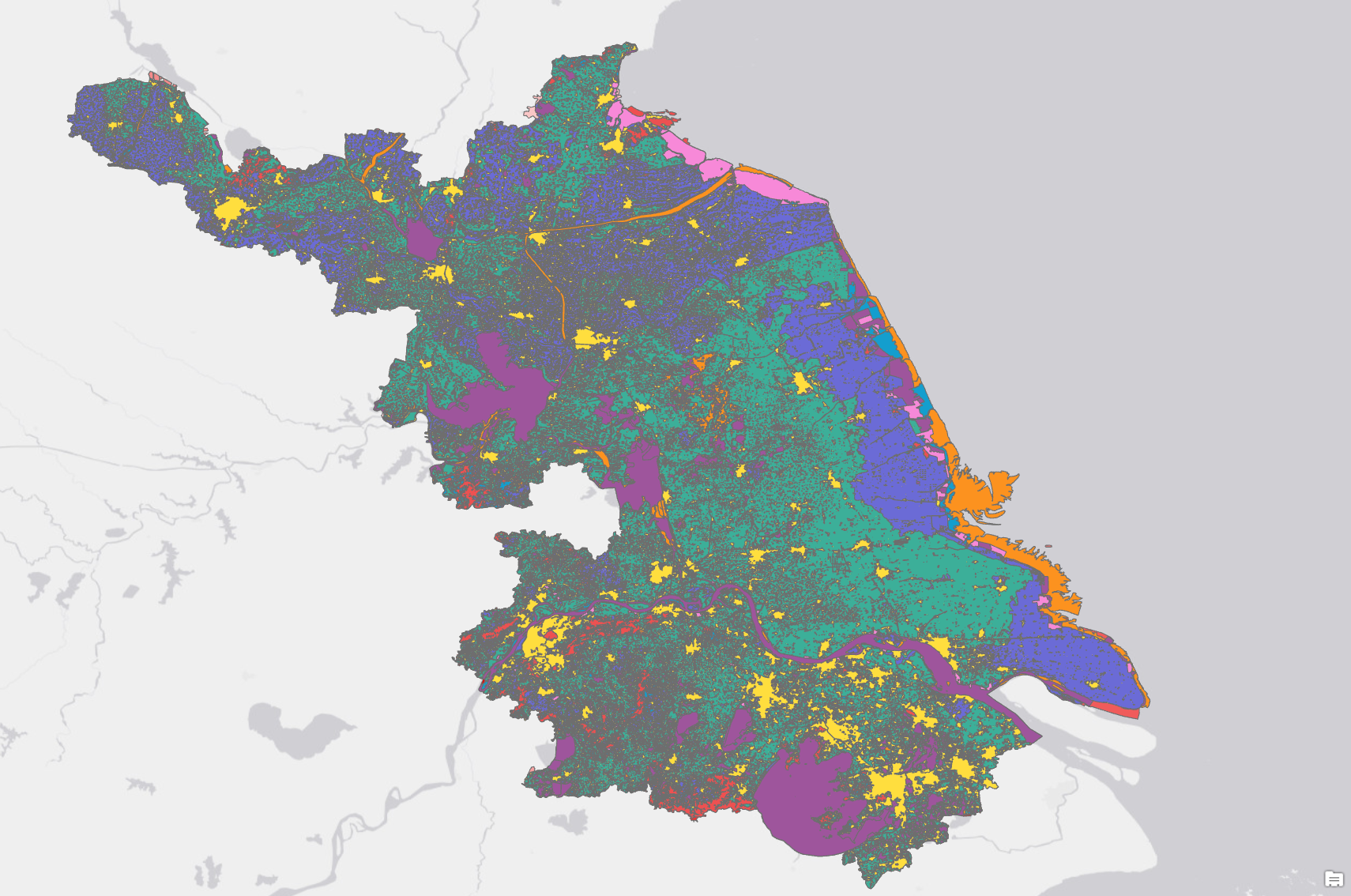 Landuse in Jiangsu 2010